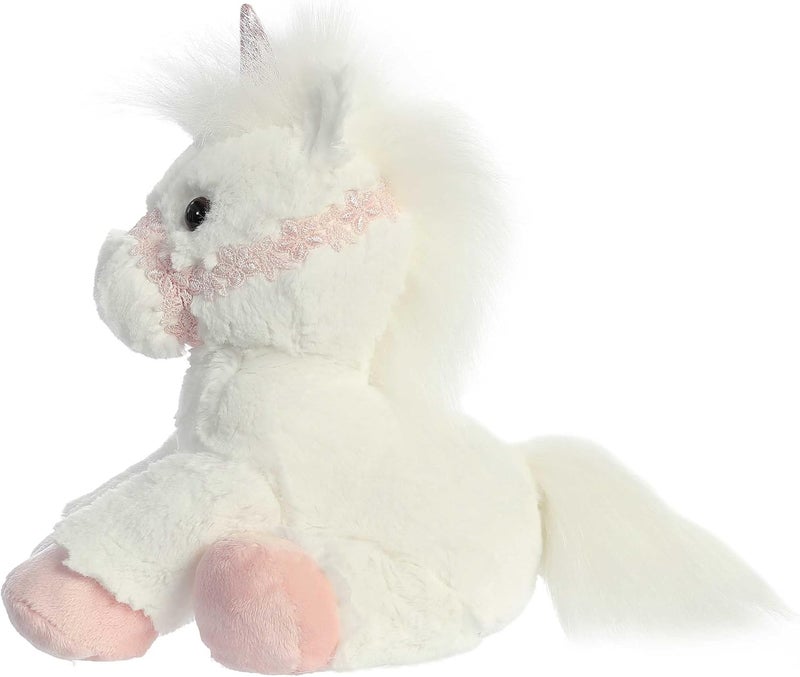 Breyer Aurora Exquisite Unicorn Stuffed Animal  Realistic Detailing  Imaginative Play  Pink and White 11 Inches - Image 4