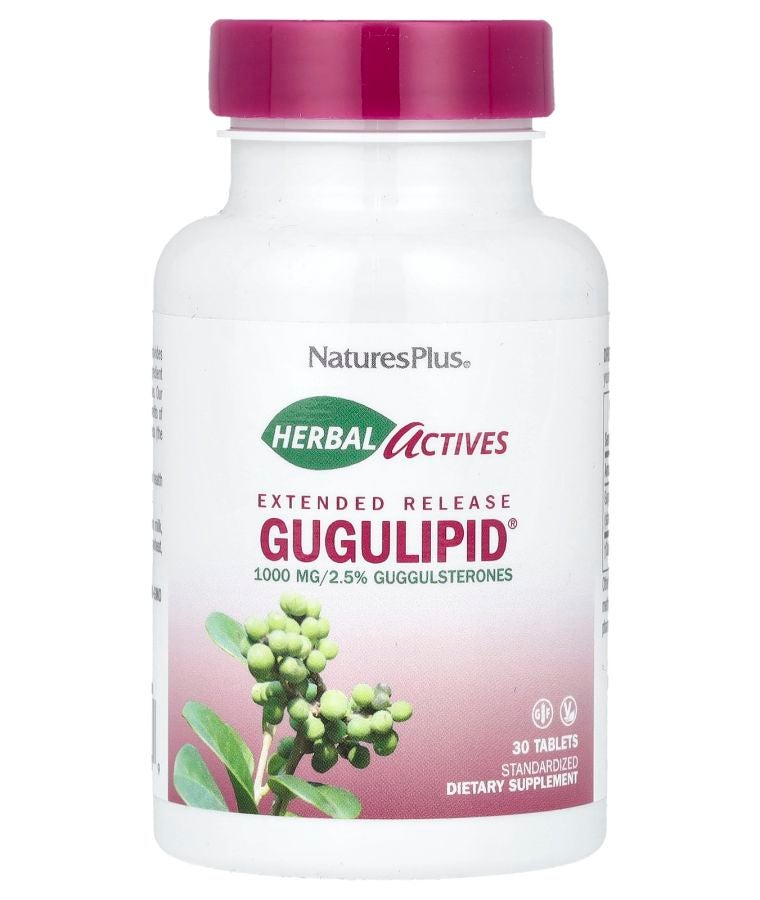Herbal Actives Gugulipid® Extended Release 1000 mg 30 Tablets