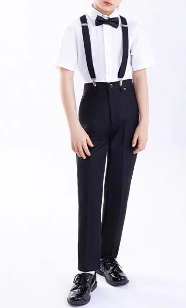 Mealah Classic Kids-Adjustable-Suspenders-Bowtie Set - Black Suspenders & Bow Tie Set for Boys & Girls(2-10 year) - Image 5