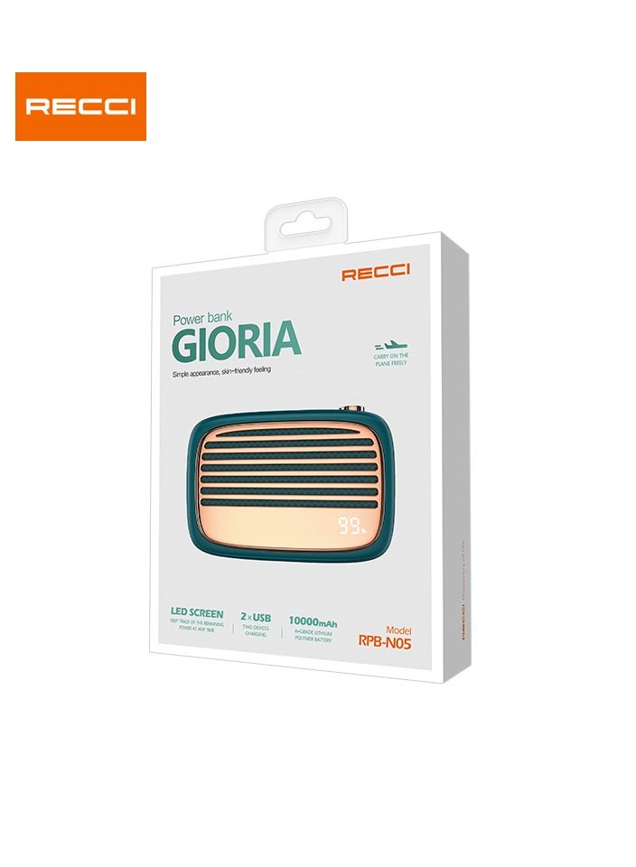 Recci Power Bank with Elegant Design 10000 mAh RPB-N05 - Image 4