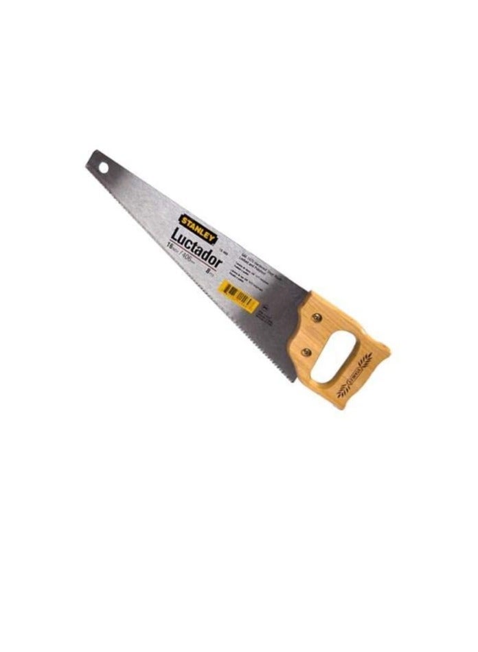 Stanley Stanley Handsaw 20" Luctador Wooden Handle - Image 1