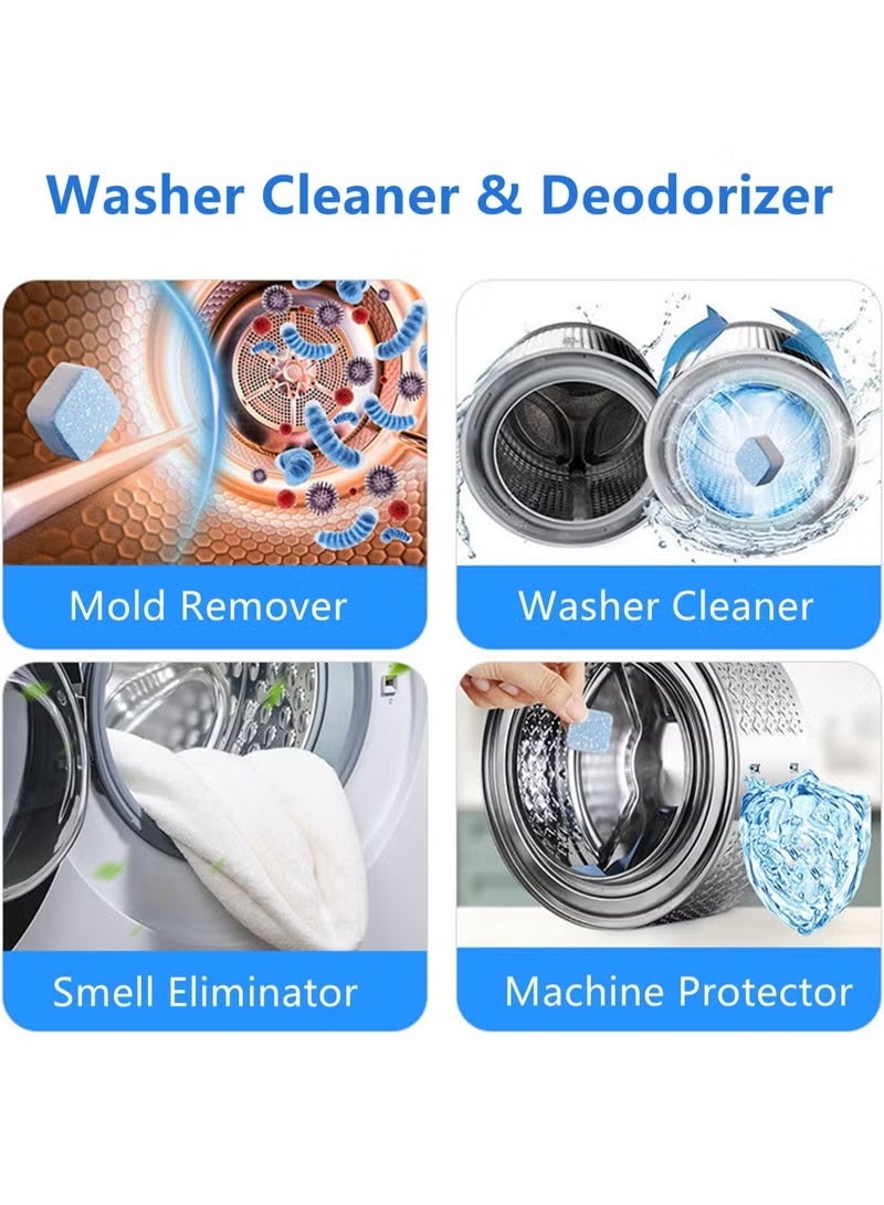 Onpoint Washing Machine Deep Cleaner Tablet for Washing machines Front and Top Load Machine Cleaning Tablets machine Descaler-12 Pcs - Image 3
