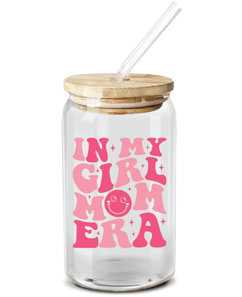 NewEleven Gifts For Girl Mom  Gift For A Mom Of Girls Pregnant Moms Expecting Moms Mama Mother To Be Mommy To Be First Time Mommy  16 Oz Coffee Glass