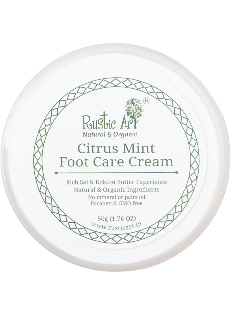 راستيك أرت كريم العناية بالقدمين العضوي بنكهة الحمضيات والنعناع من روستيك آرت | مغذي، مرطب، وغير دهني | ٣٠ غرام - Image 4