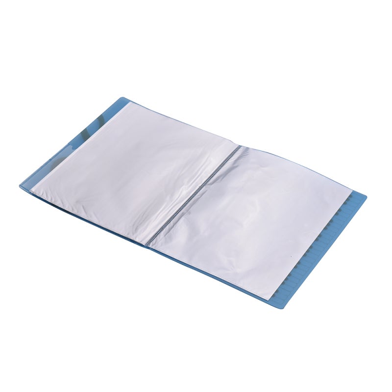 Sheet Music Organizer: Blue 40-Pocket A4 ABS Folder - Waterproof Anti-Glare Inner Pockets, Piano Key Pattern Design for Musicians, Students, Office Workers - Image 4