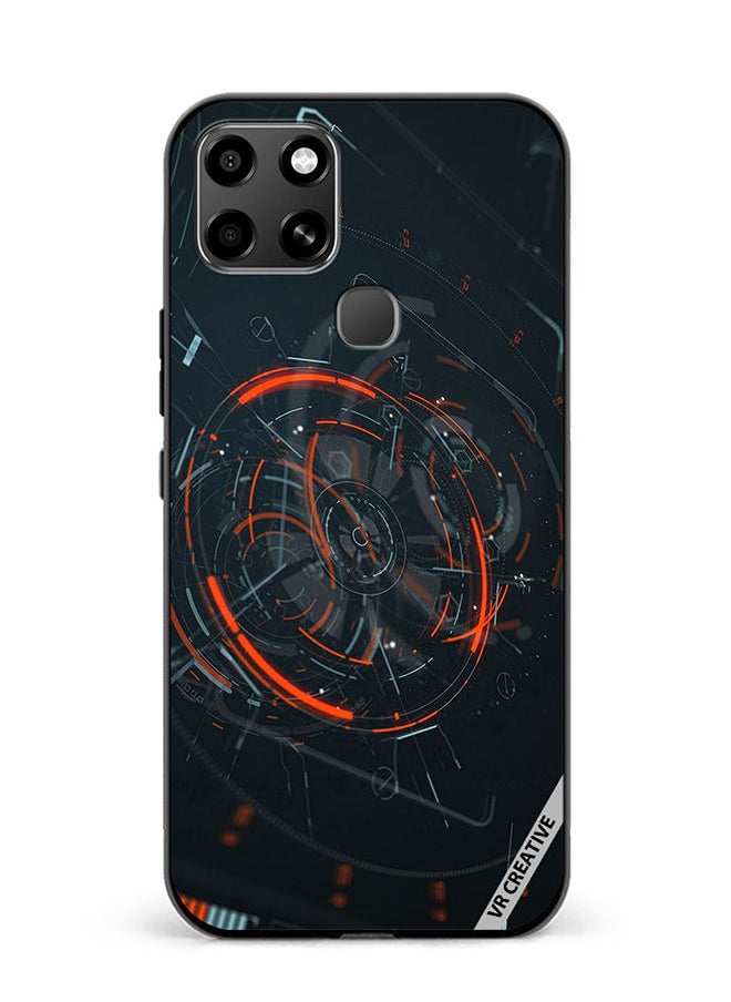 VR CREATIVE - Protective Case Cover For Infinix Smart 6 Tech Design Multicolour - Image 1