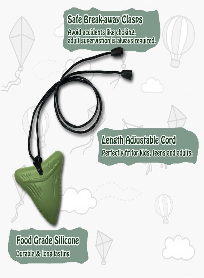 Flyaway Chew Necklaces for Sensory Kids & Adults - 7 PCS Silicone Chewy Necklace Sensory Toys for Kids with Autism, ADHD, Anxiety, Oral Motor Stimulation, Chewable Teething Necklace for Baby BPA Free - Image 2