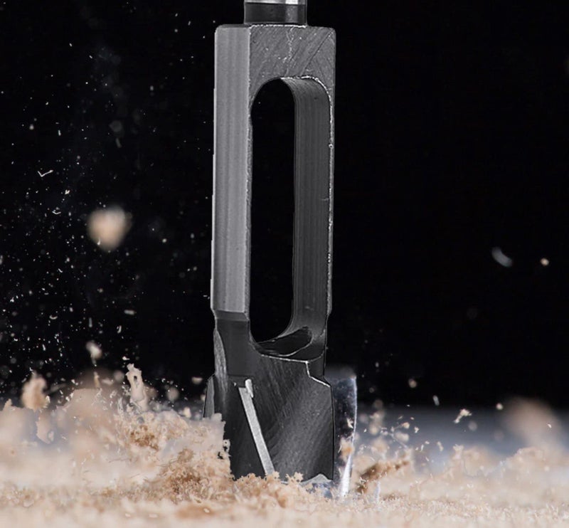 MAX-CRAFT Wood Tenon Dowel Plug Cutter 3/8 Inch Tenon Cutter Plug Maker Woodworking Drill Bit - Image 5
