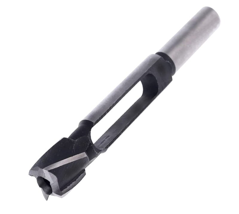 MAX-CRAFT Wood Tenon Dowel Plug Cutter 3/8 Inch Tenon Cutter Plug Maker Woodworking Drill Bit - Image 1