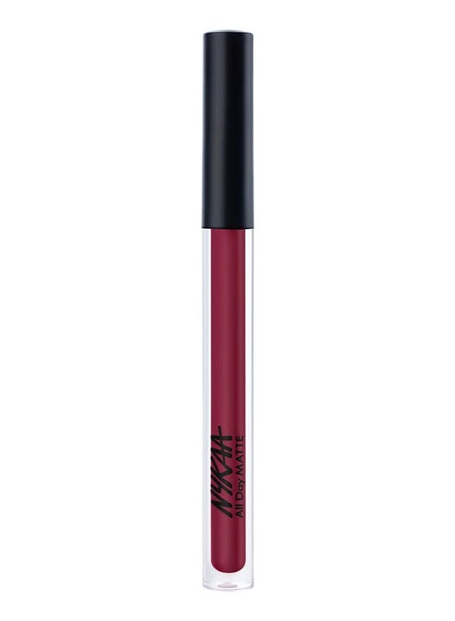Nykaa All Day Matte Waterproof, Transfer Proof, Mask Proof, 12H Liquid Lipstick - Bride Crew - Image 1