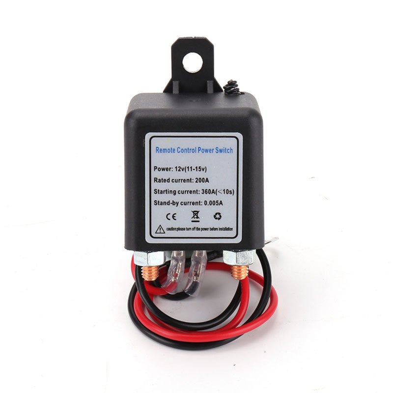 Car Battery Disconnect Switch: 12V 200A Remote & Manual Control - Low Consumption High-quality Silver Contact & Pure Copper Wire for 12V/24V Car, Boat, RV, Trailer, Truck, ATV, UTV, SUV, MPV, Crossove - Image 4