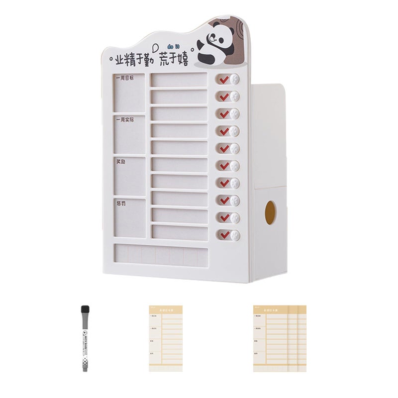 Desk Organizer Punch Card Holder Pen Planner Task Board For School Office Half Year Wear - Image 2