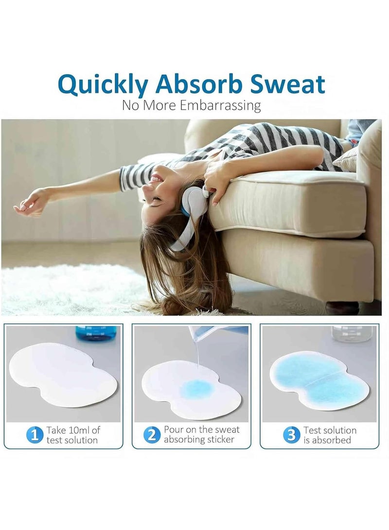 Underarm Sweat Pads for Women and Men [100 Pcs], Disposable Armpit Sweat Pads – Strong Adhesive, Non-Visible, Comfortable, All-Day Protection for Work, Weddings, Eid & Special Occasions - Image 5