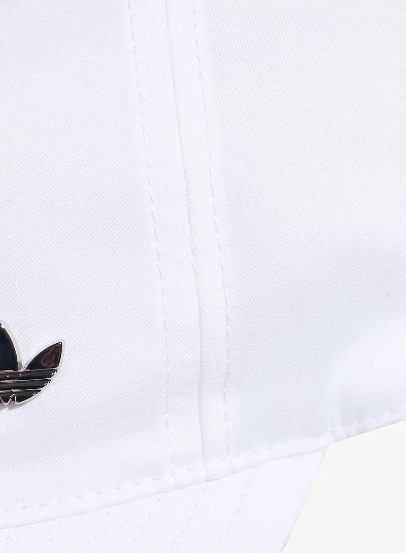 Adidas Originals WHITE Metallic Trefoil Soft Cap  | Best Price UAE
