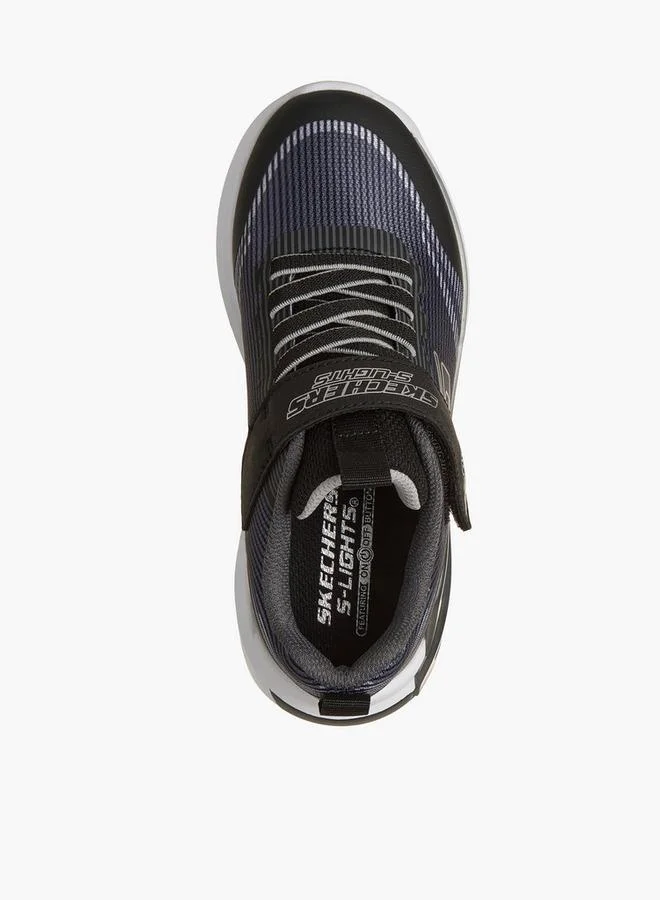 SKECHERS Boys Tri-Namics 2.0 Hook & Loop Sneakers - 401661L-Bksl-Cp