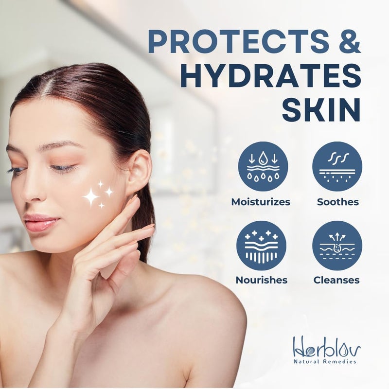 Herblov Eczema Soap Bar for Face and Body All Natural Dermatitis Psoriasis Treatment for Dry Itchy Sensitive Skin Relief Gentle Detoxifying Healing AntiItch Oatmeal Goat Milk Wash for Kids Adults - Image 3