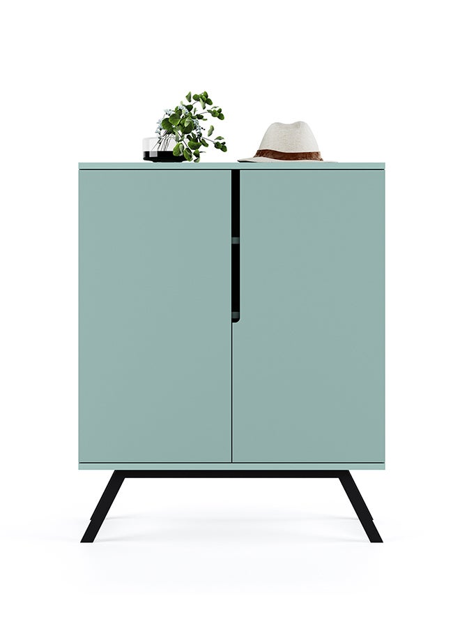 Woodz - Polki Shoe Cabinet Green - Image 1