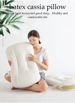 DUNISO Super Comfort Ergonomic Pillow for Neck Head and Shoulder Pain Relief Contour Support Pillows for Bed Sleeping Orthopedic Cervical Spine Stretch Pillow for Side Back Stomach Sleeper  - Image 2