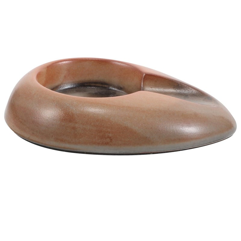 Vintage Ceramic Cigar Ashtray Large Opening Retro Tabletop Ash Holder For Indoor Outdoor Balcony Garden Party Decoration Beige - Image 2