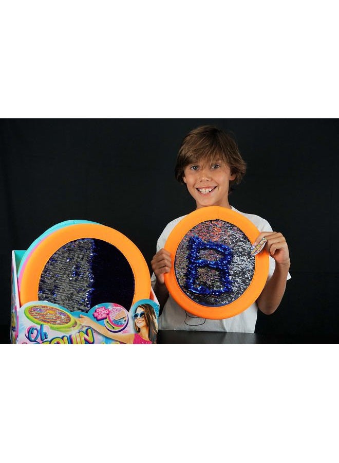 Ja-Ru Sequin Flyer Soft Frisbee-Disk Toy (1 Frisbee Assorted) Flying Disc Soft Frisbee for Kids and Adults, Boys and Girls. Beach Pool Indoor and Outdoor Throwing Games. Birthday Gifts. 4637-1p - Image 3