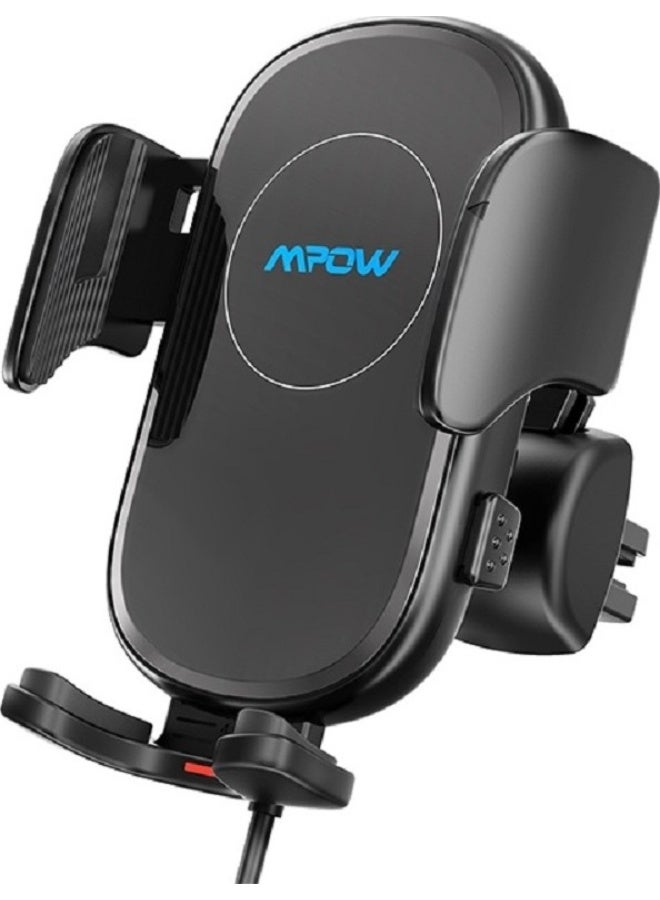 Mpow Auto Lock Wireless Car Charger Mount – Fast Charging Phone Holder - Image 1