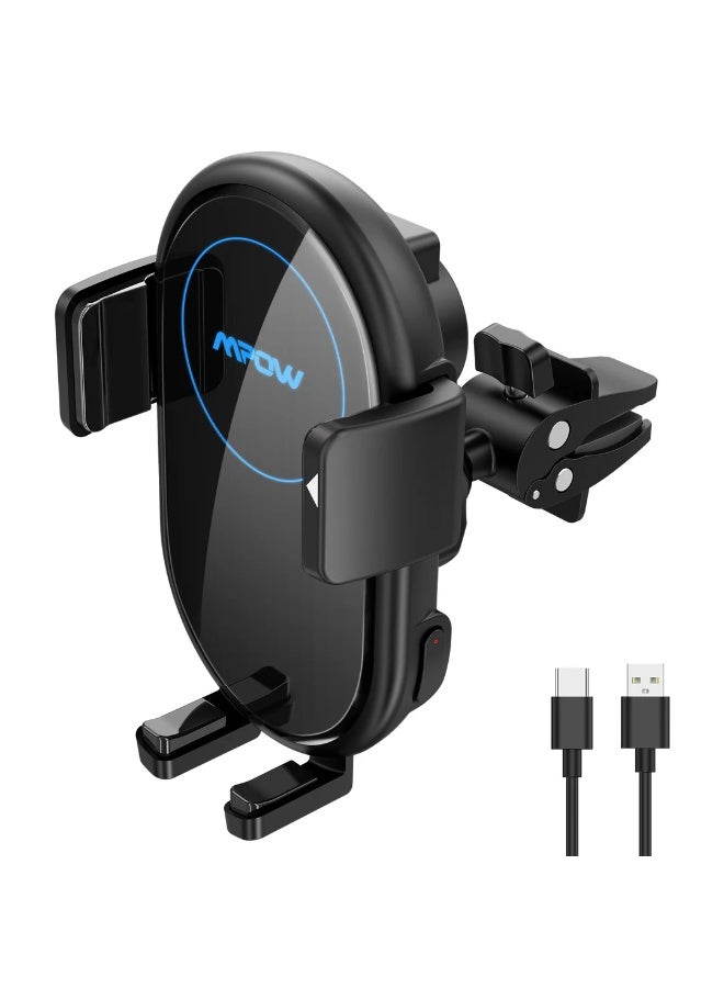 Mpow Auto Lock Wireless Car Charger Mount – Fast Charging Phone Holder - Image 2