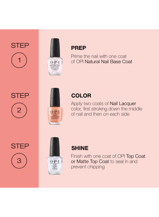 OPI - Classic Nail Lacquer - Black Onyx, 15Ml - Image 1