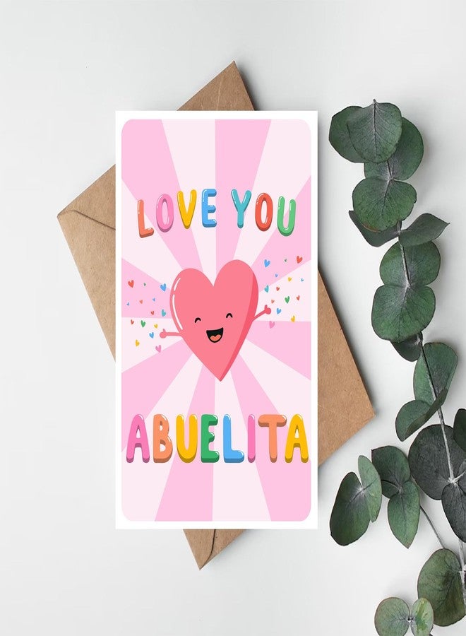 PTDShops Love You Abuelita Card - Cute Grandmother's Day Card - 5 x 7 inches - Image 2