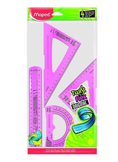 Maped 4-Piece Flexible Drafting Set Assorted Colours  - Image 3