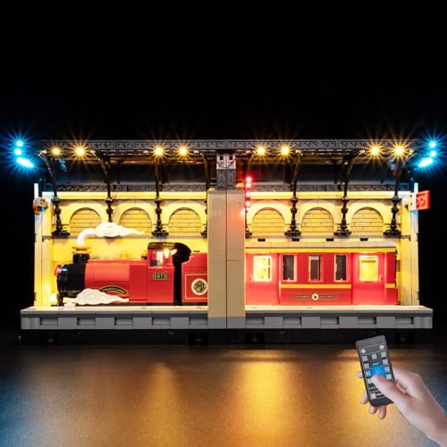 BrickSoul Advanced RC Light Kit for Lego 76450 Book Nook Hogwarts Express Building Set Upgraded Wireless ONOff Dimming Zonal Lighting with Hidden Cable Tech 76450 Set NOT Included - Image 1