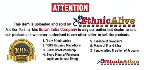 EthnicAlive Bhagalpuri Chadar for Summer| Soft Dull Cotton Chadar for Sleeping | Odhne Wali Chadar Assorted Pack of 1 - Image 4