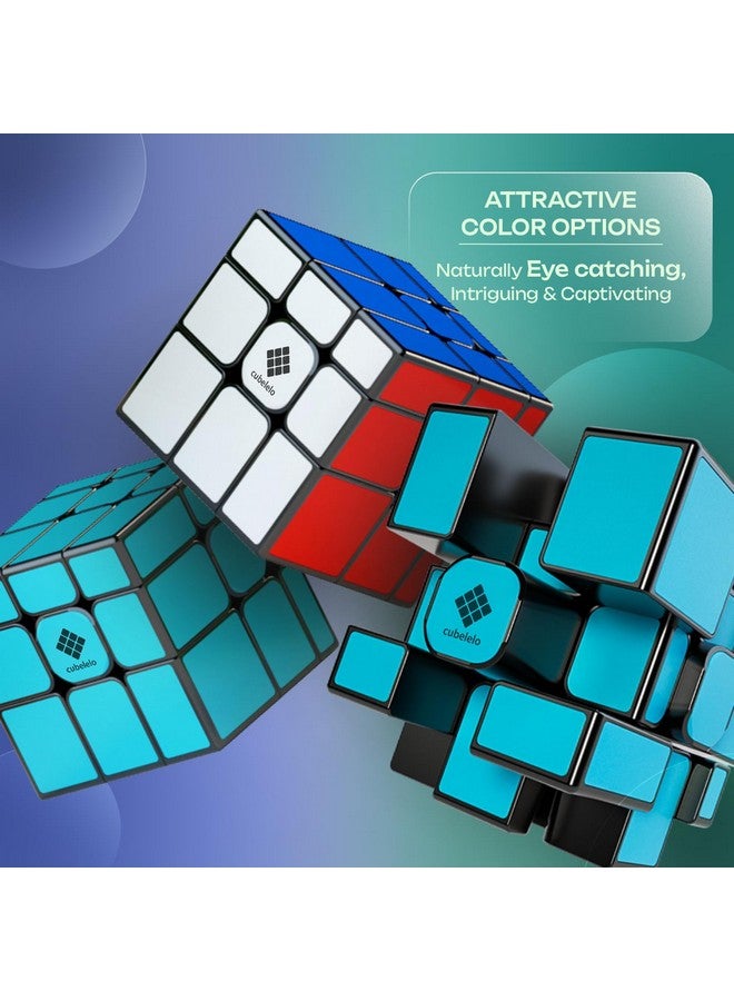 Cubelelo Drift 3x3 Mirror Color (Tiled) Non-Magnetic Speedcube | Unique Shape-Shifting Design for Puzzle Enthusiasts & Beginners | Ideal for Problem Solving & Brain Training - Image 5