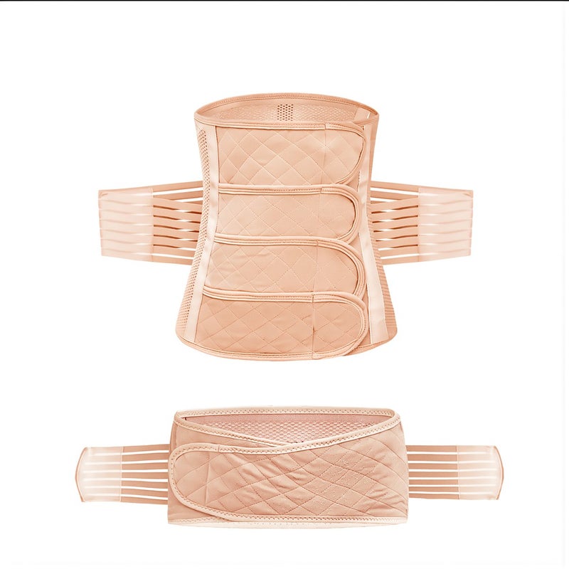 Postpartum Belly Band Cotton Waist Support Pelvis Belt C Section Vaginal Breathable - Image 3