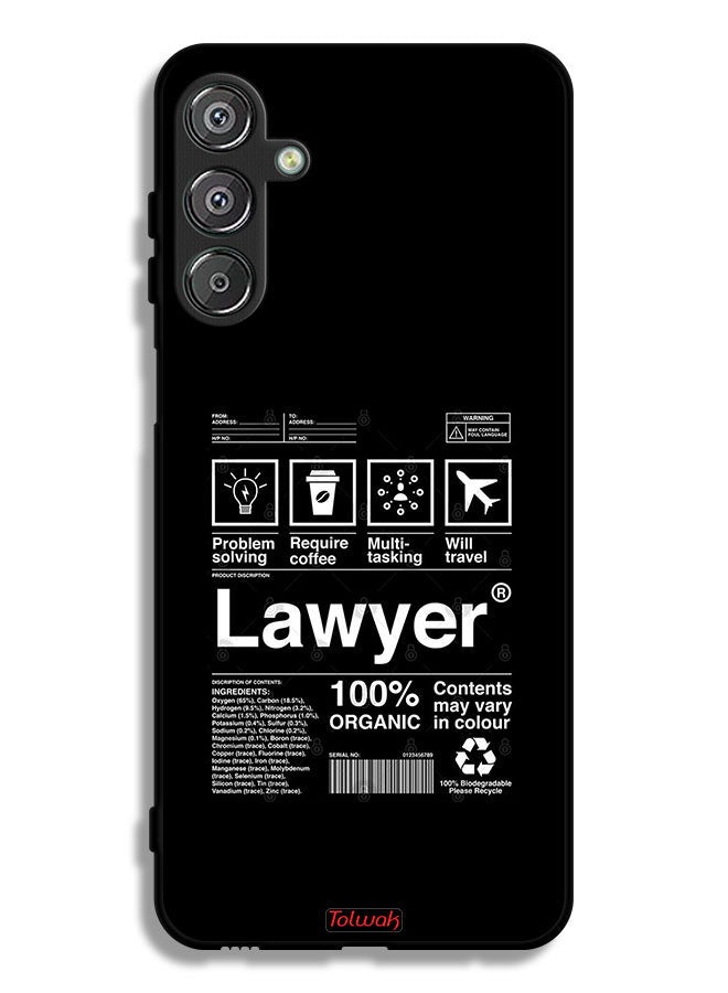 Tolwak Samsung Galaxy M36 Protective Case Cover Lawyer Sticker - Image 1