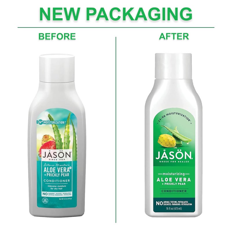 Jason Natural Jason Natural 84 Aloe Vera Moisturizing Conditioner 473ml  - Image 4