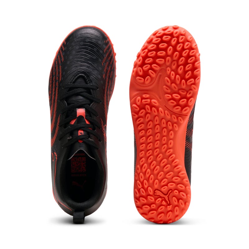 PUMA FUTURE 9 PLAY Unisex Black Turf Trainers Youth - Image 4