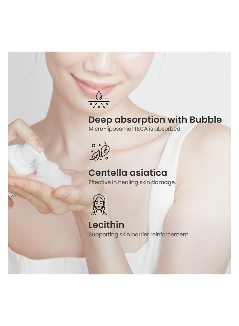 delphyr delphyr Liposome Waterful Bubble Toner, Hydrating Foam Toner for Sensitive Skin with Centella Asiatica TECA, Korean Skincare for Trouble Care (5.07 fl. oz, - Image 5