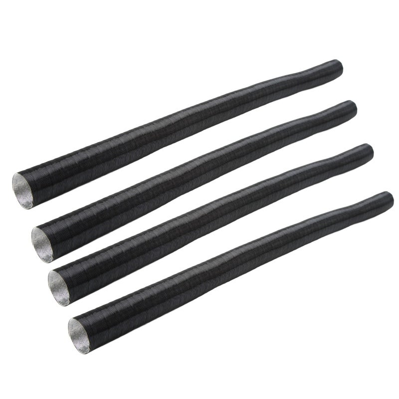 Auto Heater Hose Line 1500mm Maximum Tensile Length Stretch Corrugated Hose - Flexible Combustion Pipe Durable Aluminum Foil for Webasto Eberspacher Planar Parking Heaters - Image 1