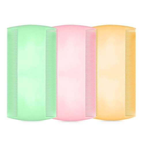 Zeyu Set of 3 Fine Tooth Lice Combs – Multipurpose Hair Grooming Combs for Lice Removal, Detangling & Styling for Men & Women (LiceComb Set) - Image 1