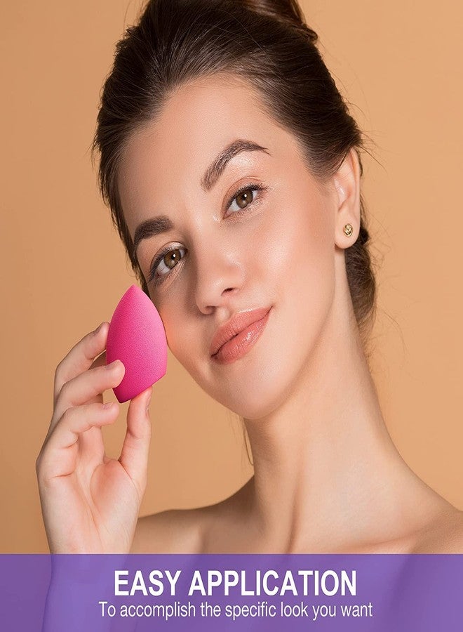 MEPOINT Foundation Brush for Face Blush Liquid Powder Foundation Blusher Brush for Blending Liquid, Compact Powder Brush, Cream or Flawless Powder Cosmetics with face sponge - Image 5