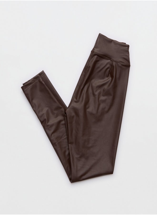 Aerie OFFLINE By Aerie Real Luxe Faux Leather Legging  - Image 5