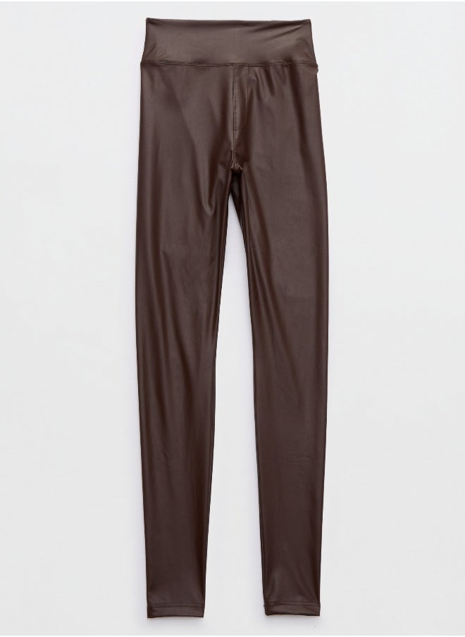 Aerie OFFLINE By Aerie Real Luxe Faux Leather Legging  - Image 1