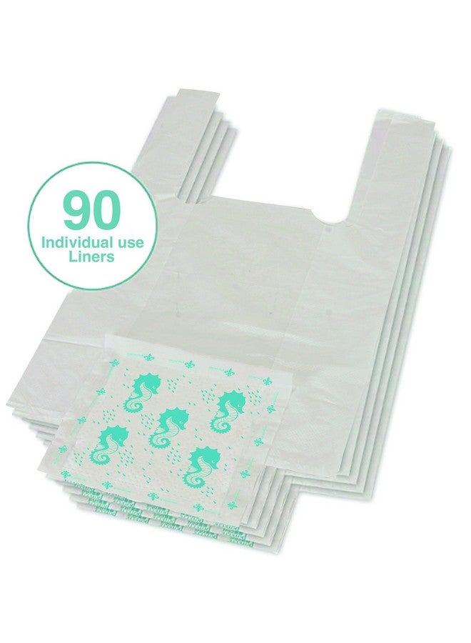 Kalencom Universal Potty Liners - Disposable Potty Liners for Toddlers - Absorbent and Leakproof - Compatible with Potette Travel Potty and Most Standard Toddler Potties (90, Universal) - Image 2