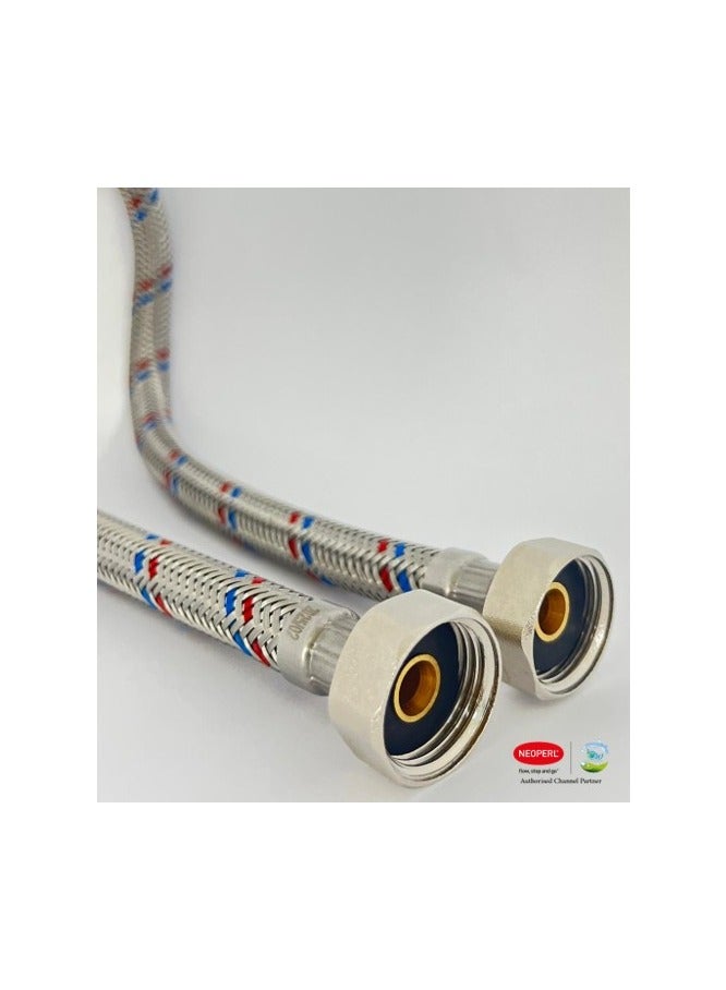 Neoperl Flexible Connecting Hose F1/2" x F1/2" x 30cm - Image 1