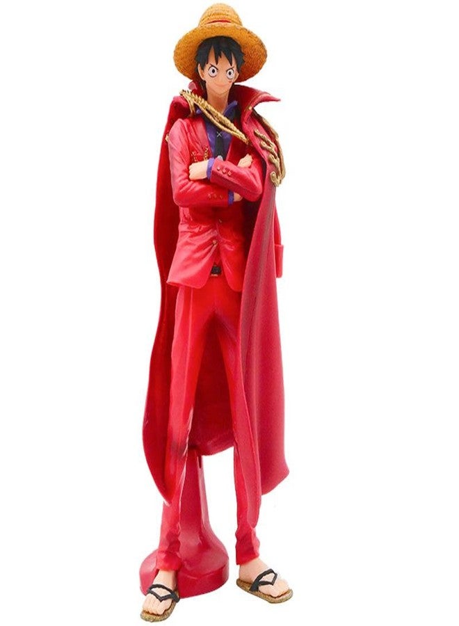 AUGEN Monkey D Luffy One Piece 3 Action Figure Limited Edition for Car Dashboard, Decoration, Cake, Office Desk & Study Table (25cm)(Pack of 1) - Image 1