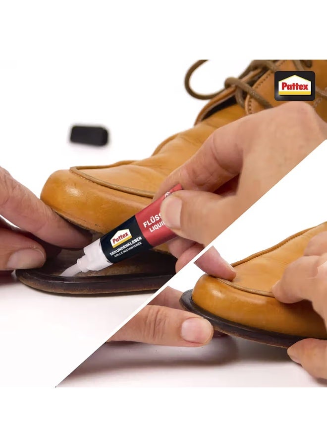 Pattex غراء سوبر سائل 3 جرام – لاصق قوي سريع الجفاف للمعادن، البلاستيك، الخشب، المطاط والسيراميك – فوهة دقيقة، رابطة فورية، غراء بقوة صناعية-2370711 - Image 4