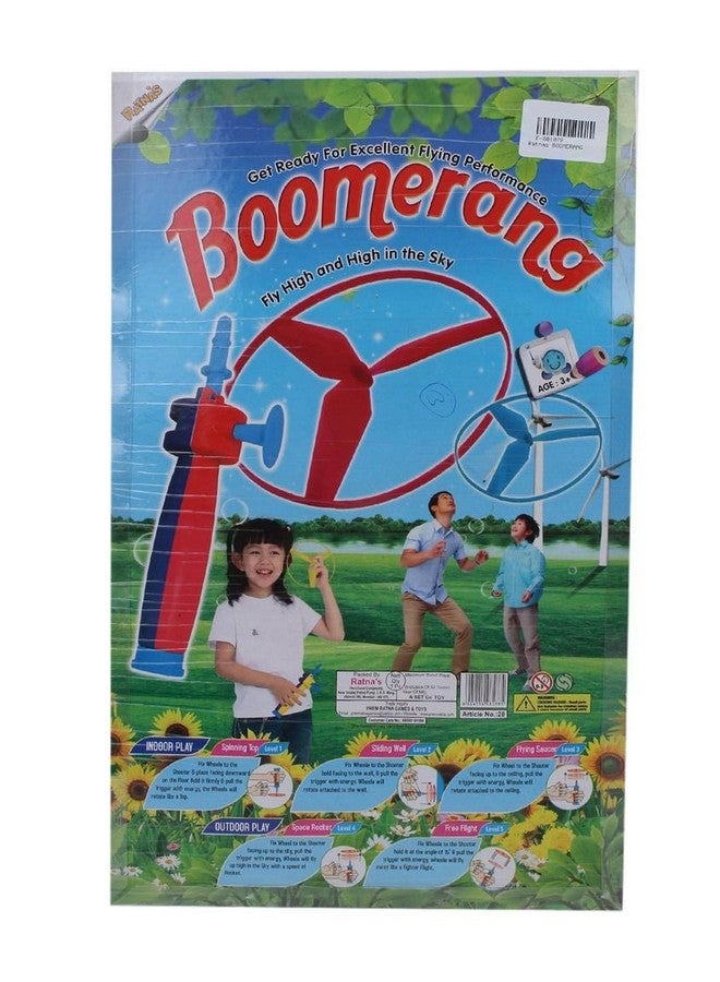 Ratna's Flying Rotor Boomerang for Kids To Make Their Playtime More Fun, Multicolor - Image 2