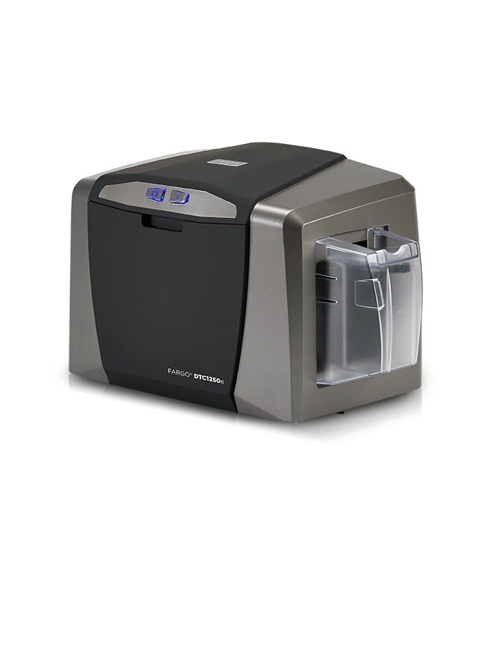 HID Fargo DTC1250e ID Card Printer – Professional Badge Printing for Businesses, Schools, Universities, Hospitals, and Government Agencies  - Image 1