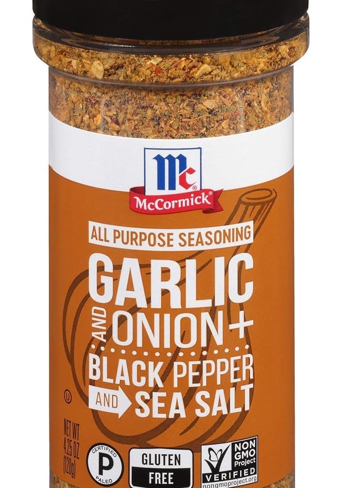 McCORMICK توابل مكورميك بالثوم والبصل لجميع الأغراض مع الفلفل الأسود وملح البحر، 4.25 أونصة - Image 1