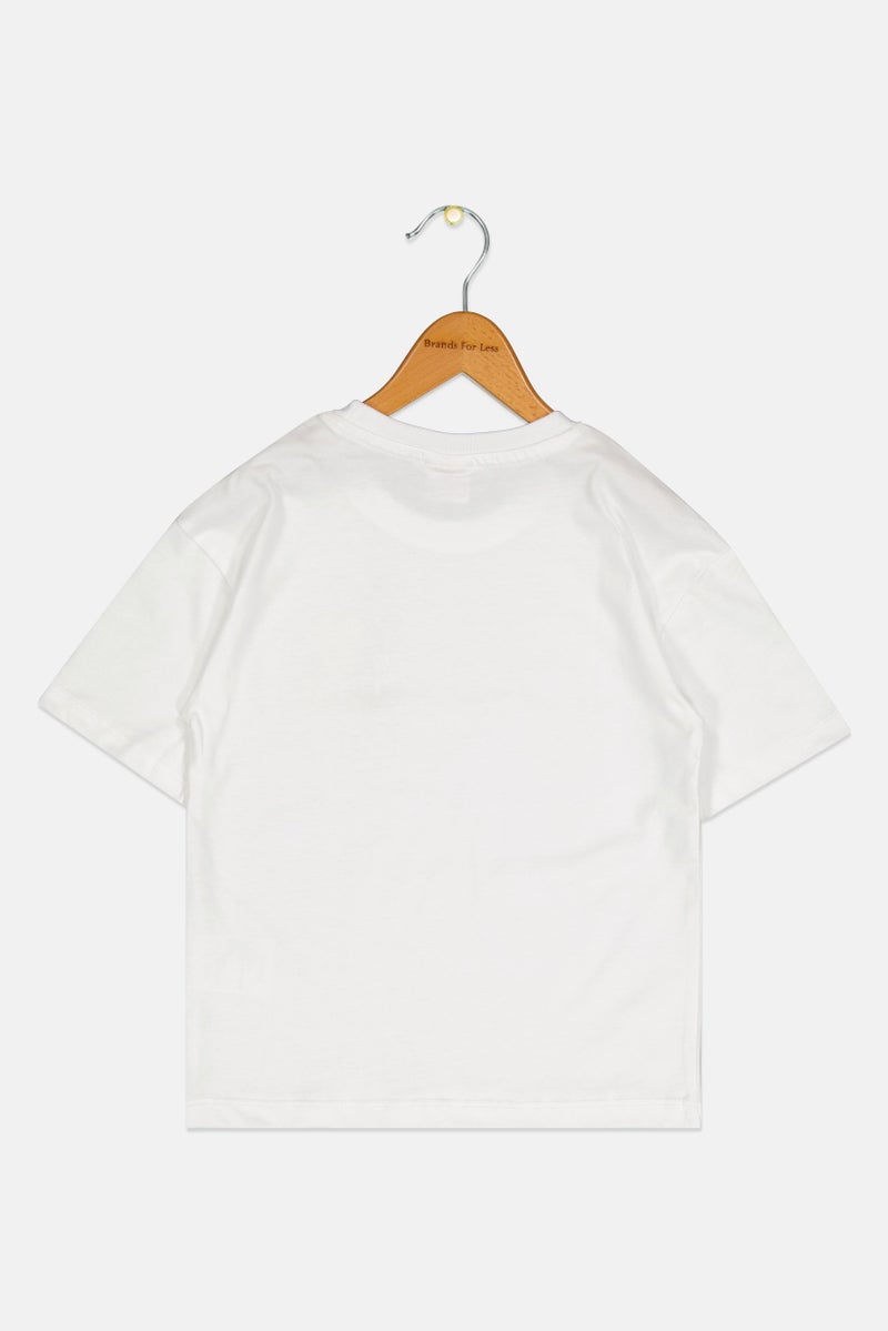 AVENGERS Kids Boy Crew Neck Short Sleeves Graphic Print T-Shirt, White - Image 3